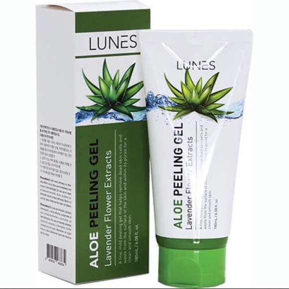 💙 - 100% ORIGINAL- LUNES ALOE PEELING GEL LAVENDER FLOWR EXTRACTS 6.08 FL OZ - Picture 1 of 1